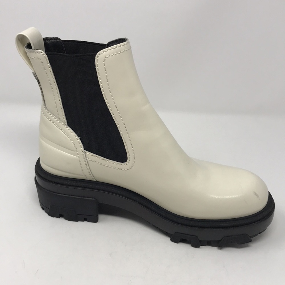 Rag & Bone White Leather Shaye Boots - Picture 5 of 9